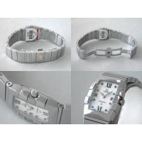 オメガスーパーコピー コンステレーション 1584.79 クアドレラ ミニ ホワイトシェル レディース