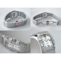 オメガスーパーコピーコンステレーション 1585.79 クアドレラ ミニ ダイヤモンド ホワイトシェル