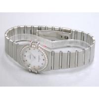 オメガスーパーコピーコンステレーション ミニ 1476.79 アイリス ダイヤベゼル カラーストーン ホワイトシェル