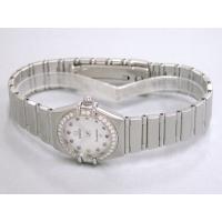 オメガスーパーコピー コンステレーション ミニ 1460.79 アイリス ダイヤベゼル カラーストーン ホワイトシェル