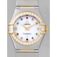 オメガスーパーコピー コンステレーション ミニ アイリス 1367.79 マイチョイス ダイヤベゼル カラーストーン
