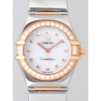 オメガスーパーコピー コンステレーション ミニ 1368.71 マイチョイス ダイヤベゼル ホワイトシェル