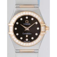 オメガスーパーコピー OMEGA コンステレーション ミニ 1360.60 ダイヤベゼル 12Pダイヤ ブラウン