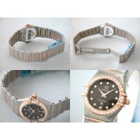 オメガスーパーコピー OMEGA コンステレーション ミニ 1360.60 ダイヤベゼル 12Pダイヤ ブラウン