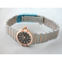 オメガスーパーコピー OMEGA コンステレーション ミニ 1360.60 ダイヤベゼル 12Pダイヤ ブラウン