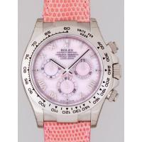 ロレックス ROLEX デイトナ 116519NR ビーチ ピンクリザード皮ベルト ピンクシェルローマ