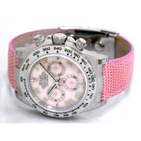 ロレックス ROLEX デイトナ 116519NR ビーチ ピンクリザード皮ベルト ピンクシェルローマ