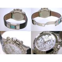 ロレックススーパーコピー ROLEX デイトナ 116519NG 黒皮 ホワイトシェル