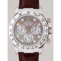 ロレックススーパーコピー ROLEX デイトナ 116519NG 茶皮 ブラックシェル