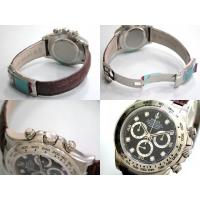 ロレックススーパーコピー ROLEX デイトナ 116519G 茶皮 ブラック 自動巻