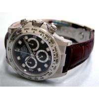 ロレックススーパーコピー ROLEX デイトナ 116519G 茶皮 ブラック 自動巻