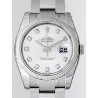 ロレックススーパーコピー ROLEX パーペチュアル デイトジャスト メンズ 116234G オイスターブレス シルバー