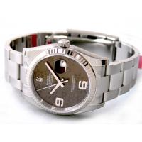 ロレックススーパーコピー ROLEX パーペチュアル デイトジャスト メンズ 116234 オイスターブレス ブラウンフラワー