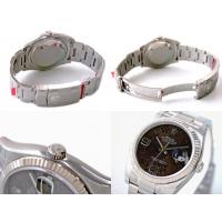 ロレックススーパーコピー ROLEX パーペチュアル デイトジャスト メンズ 116234 オイスターブレス ブラウンフラワー