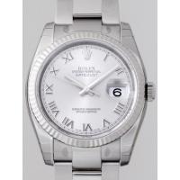 ロレックススーパーコピー ROLEX パーペチュアル デイトジャスト メンズ 116234 オイスターブレス グレーローマ
