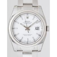 ロレックススーパーコピー ROLEX パーペチュアル デイトジャスト メンズ 116234 オイスターブレス ホワイトバー