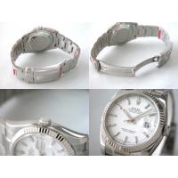 ロレックススーパーコピー ROLEX パーペチュアル デイトジャスト メンズ 116234 オイスターブレス ホワイトバー