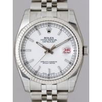 ロレックススーパーコピー ROLEX パーペチュアル デイトジャスト メンズ 116234 ジュビリーブレス ホワイトバー
