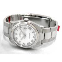 ロレックススーパーコピー ROLEX パーペチュアル デイトジャスト メンズ 116234 オイスターブレス ホワイトローマ