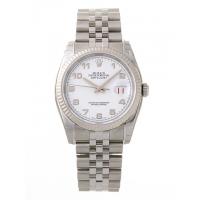 ロレックススーパーコピー ROLEX パーペチュアル デイトジャスト メンズ 116234 ジュビリーブレス ホワイトアラビア
