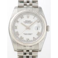 ロレックススーパーコピー ROLEX パーペチュアル デイトジャスト メンズ 116234 ジュビリーブレス ホワイトローマ