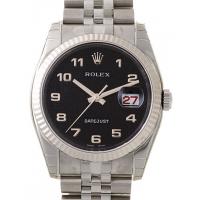 ロレックススーパーコピー ROLEX パーペチュアル デイトジャスト メンズ 116234 ジュビリーブレス ブラックコンピューターアラビア