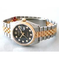 ロレックススーパーコピー ROLEX パーペチュアル デイトジャスト メンズ 116233J ジュビリーブレス ブラックコンピューター