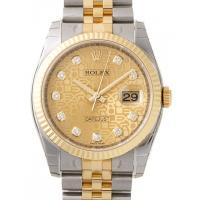ロレックススーパーコピー ROLEX パーペチュアル デイトジャスト メンズ 116233J ジュビリーブレス シャンパンコンピューター