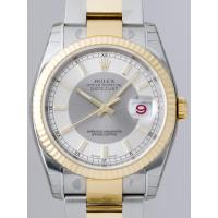 ロレックススーパーコピー ROLEX パーペチュアル デイトジャスト メンズ 116233 オイスターブレス シルバー/グレー