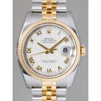 ロレックススーパーコピー ROLEX パーペチュアル デイトジャスト メンズ 116233 ジュビリーブレス アイボリーピラミッドローマ