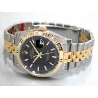 ロレックススーパーコピー ROLEX パーペチュアル デイトジャスト メンズ 116233 ジュビリーブレス ブラックバー