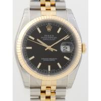 ロレックススーパーコピー ROLEX パーペチュアル デイトジャスト メンズ 116233 ジュビリーブレス ブラックバー