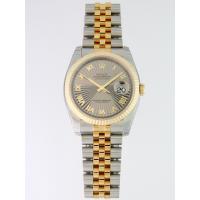 ロレックススーパーコピー ROLEX パーペチュアル デイトジャスト メンズ 116233 ジュビリーブレス グレーサンビームローマ