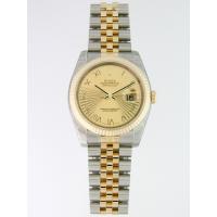 ロレックススーパーコピー ROLEX パーペチュアル デイトジャスト メンズ 116233 ジュビリーブレス シャンパンサンビームローマ