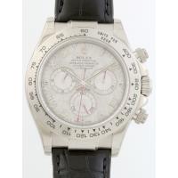 ロレックスコピー ROLEX デイトナ 116519 黒皮 メテオライト