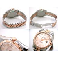 ロレックススーパーコピー ROLEX パーペチュアル デイトジャスト メンズ 116231G ジュビリーブレス ピンク
