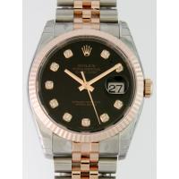 ロレックススーパーコピー ROLEX パーペチュアル デイトジャスト メンズ 116231G ジュビリーブレス ブラック