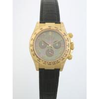 ロレックスコピー ROLEX デイトナ 116518NR 黒皮 ブラックシェル