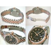 ロレックススーパーコピー ROLEX パーペチュアル デイトジャスト メンズ 116231 ジュビリーブレス ブラックローマ