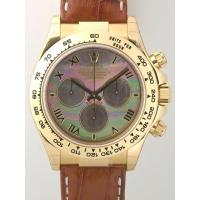 ロレックススーパーコピー ROLEX デイトナ 116518NR 茶皮 ブラックシェル