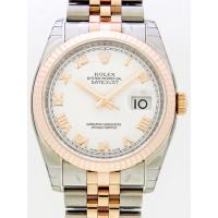 ロレックススーパーコピー ROLEX パーペチュアル デイトジャスト メンズ 116231 ジュビリーブレス ホワイトローマ
