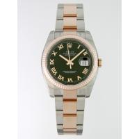 ロレックススーパーコピー ROLEX パーペチュアル デイトジャスト メンズ 116231 ジュビリーブレス ブラックバー