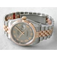 ロレックススーパーコピー ROLEX パーペチュアル デイトジャスト メンズ 116231 ジュビリーブレス グレーローマ