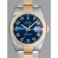 ロレックススーパーコピー ROLEX パーペチュアル デイトジャスト メンズ 116203 オイスターブレス ブルーコンセントリックアラビア