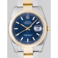 ロレックススーパーコピー ROLEX パーペチュアル デイトジャスト メンズ 116203 オイスターブレス ブルー