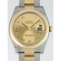 ロレックススーパーコピー ROLEX パーペチュアル デイトジャスト メンズ 116203 オイスターブレス シャンパンサンビームローマ