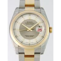 ロレックススーパーコピー ROLEX パーペチュアル デイトジャスト メンズ 116203 オイスターブレス シルバー／グレー