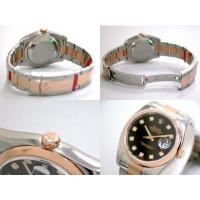 ロレックススーパーコピー ROLEX パーペチュアル デイトジャスト メンズ 116201G オイスターブレス ブラック