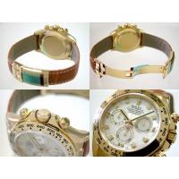 ロレックススーパーコピー ROLEX デイトナ 116518NG 茶皮 ホワイトシェル