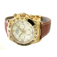ロレックススーパーコピー ROLEX デイトナ 116518NG 茶皮 ホワイトシェル